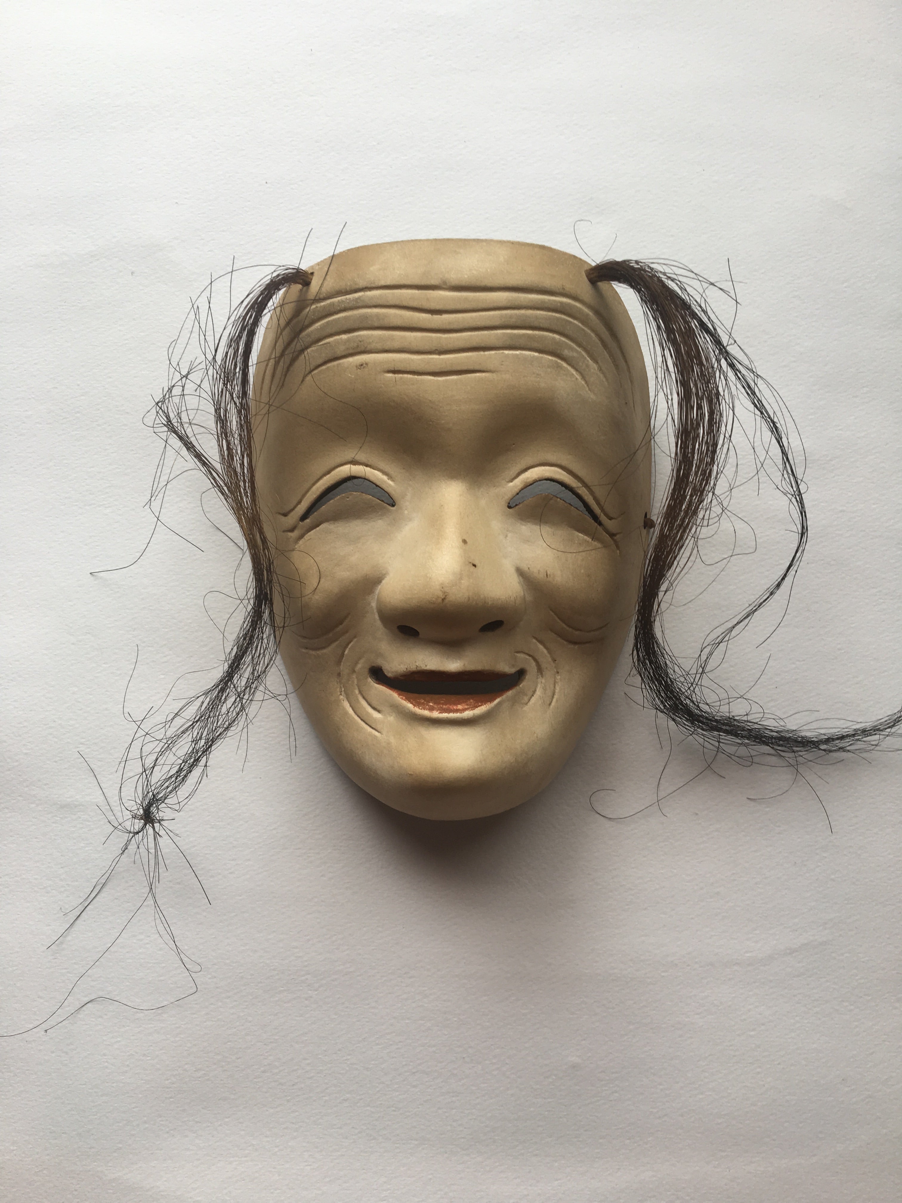 ŌNA (woman) / Nōmen (Noh Mask) by Enkei (with a paulownia box)
