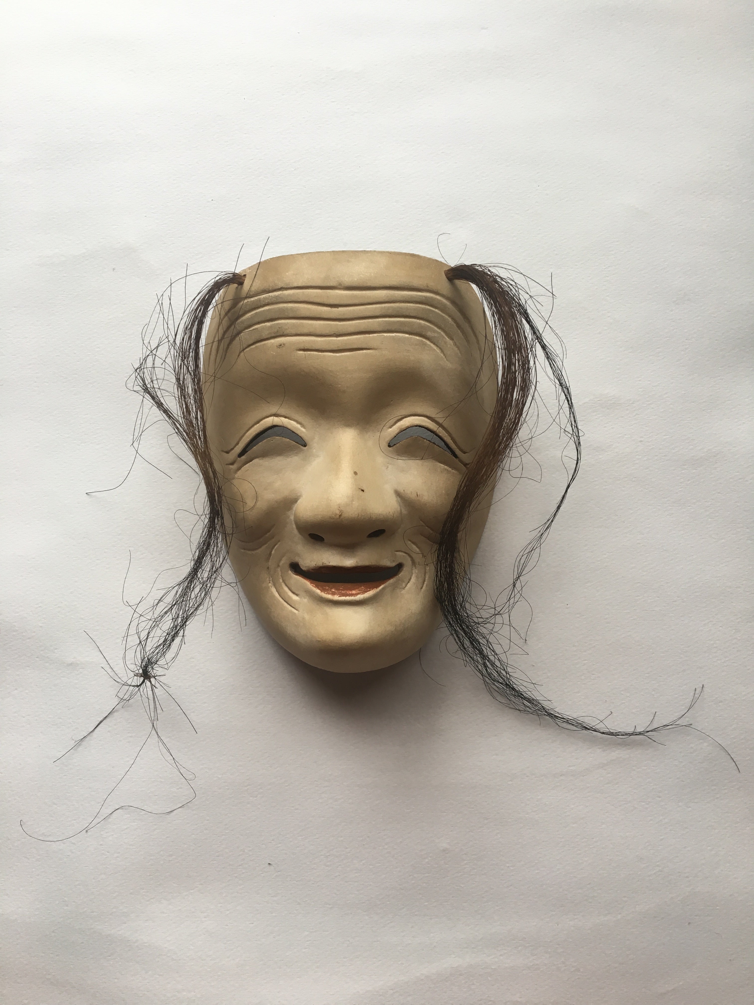 ŌNA (woman) / Nōmen (Noh Mask) by Enkei (with a paulownia box)