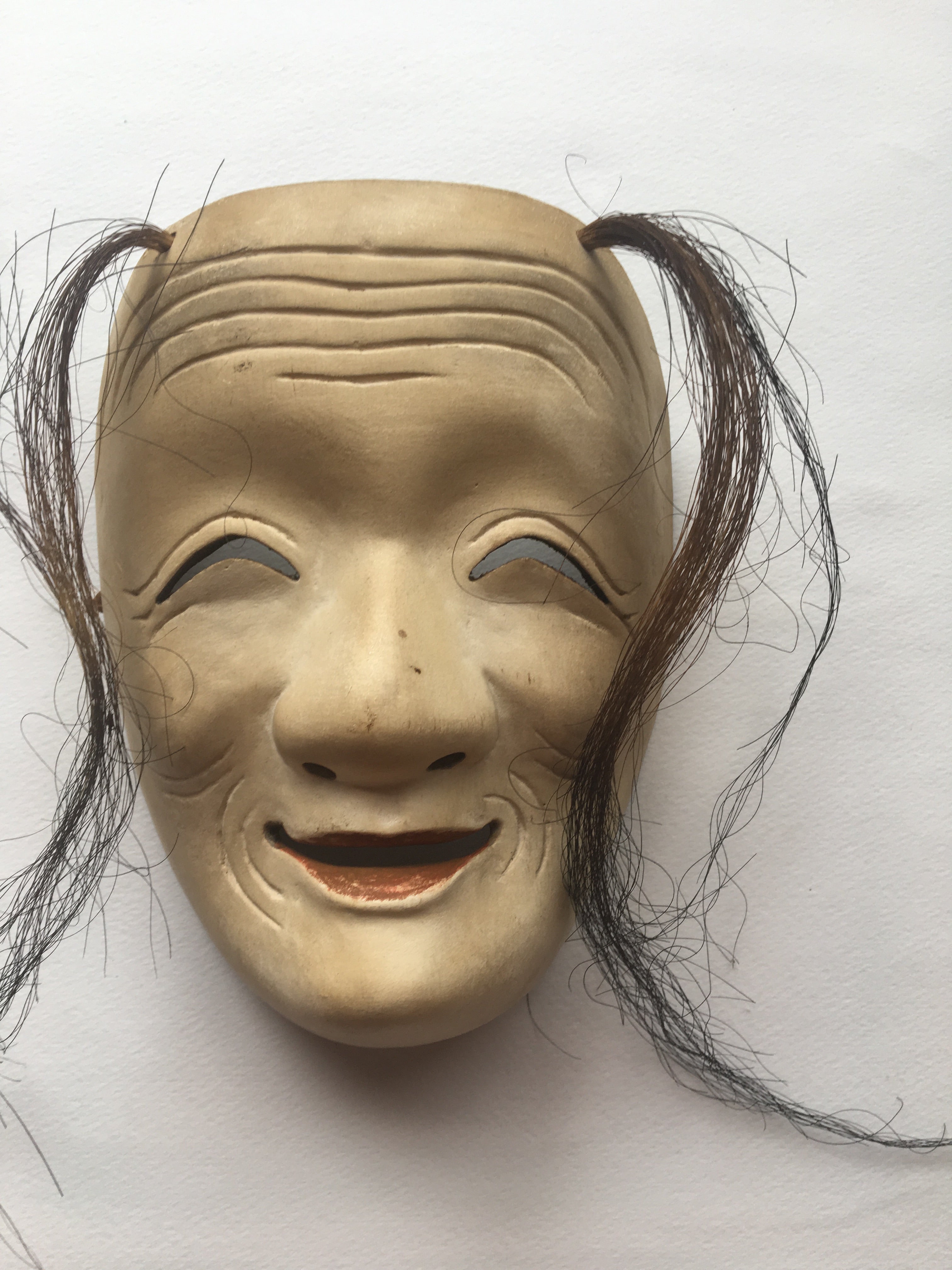 ŌNA (woman) / Nōmen (Noh Mask) by Enkei (with a paulownia box)