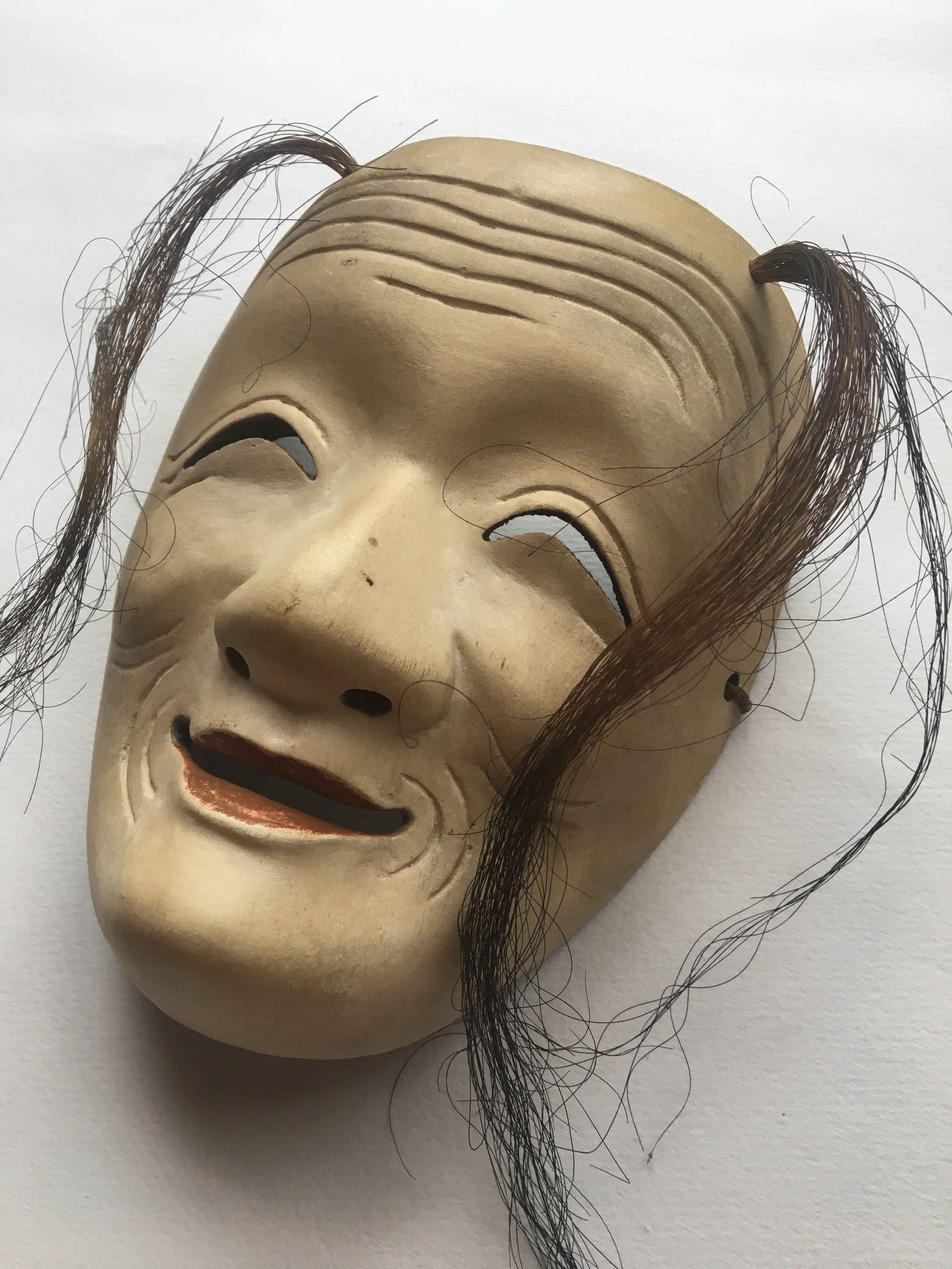 ŌNA (woman) / Nōmen (Noh Mask) by Enkei (with a paulownia box)