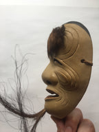 OKINA (old man) / Noh Mask by Enkei (with a paulownia box)