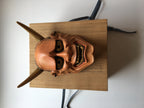 Hannya carved in wood with Paulownia Box.