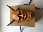 Hannya carved in wood with Paulownia Box.
