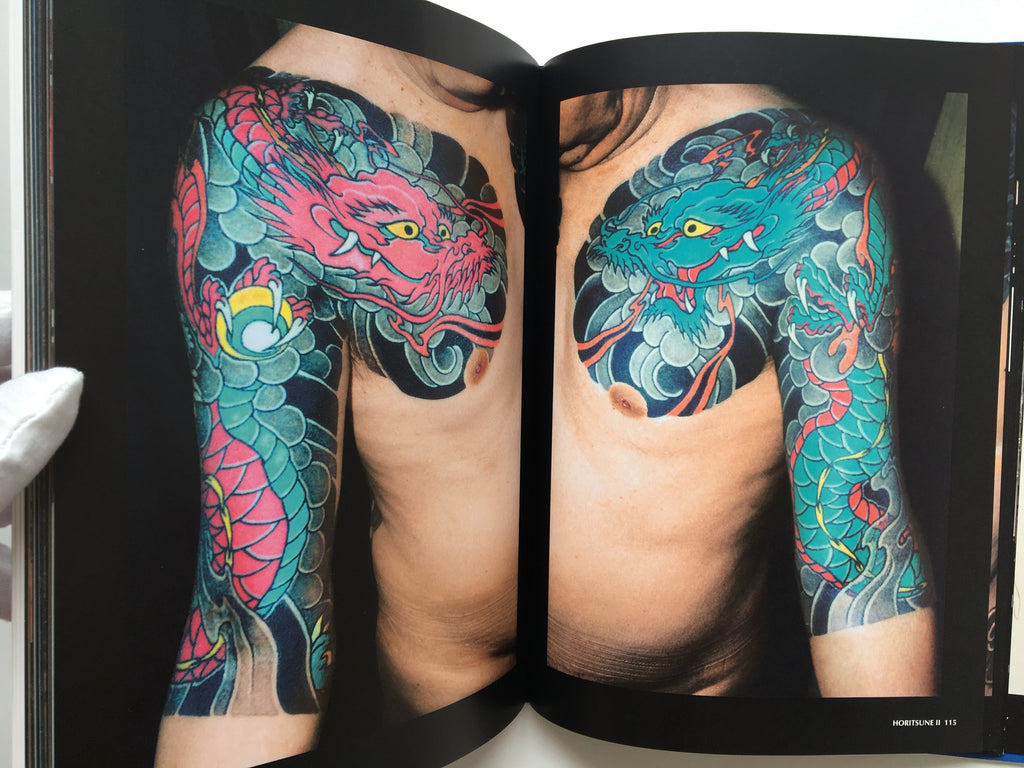 BUNSHIN II Japanese Traditional Tattoo / HORITSUNE II Dragon and Kannon