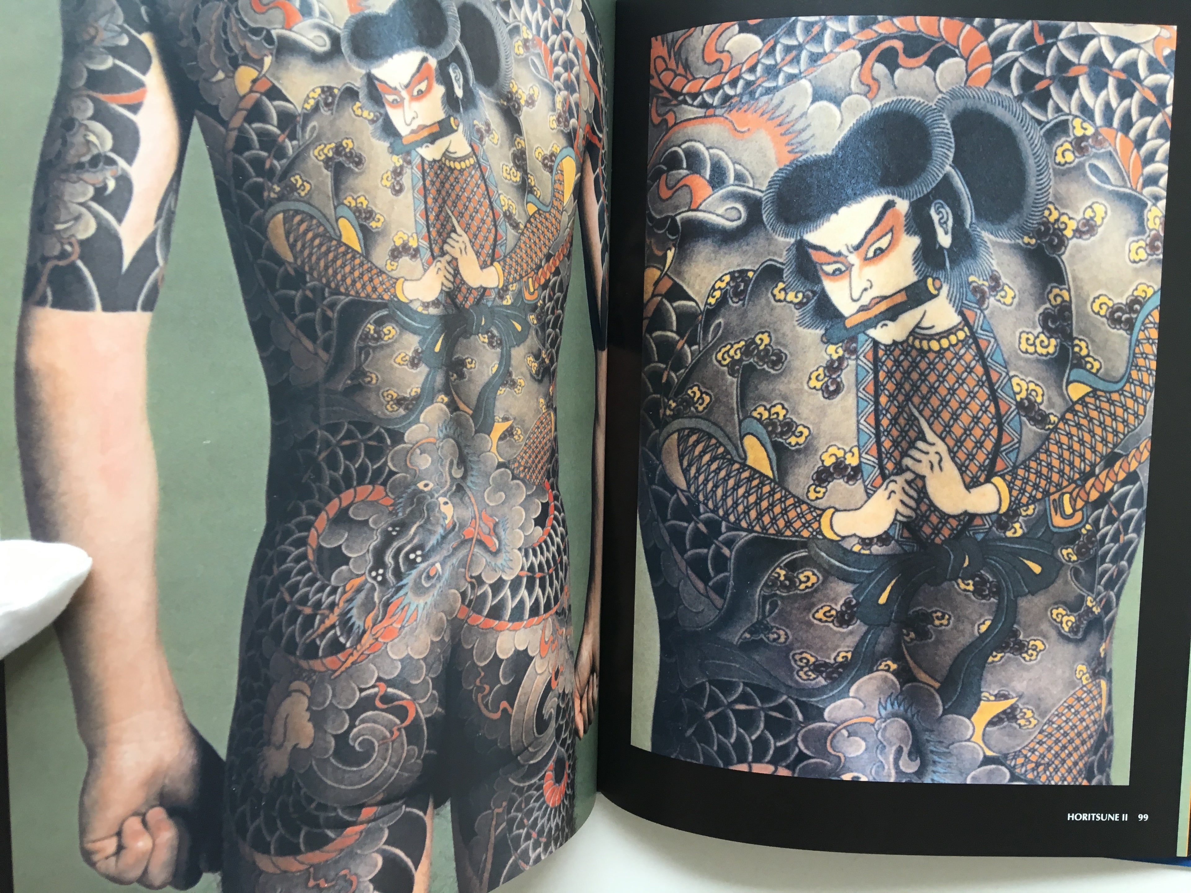 BUNSHIN II Japanese Traditional Tattoo / HORITSUNE II Dragon and Kannon