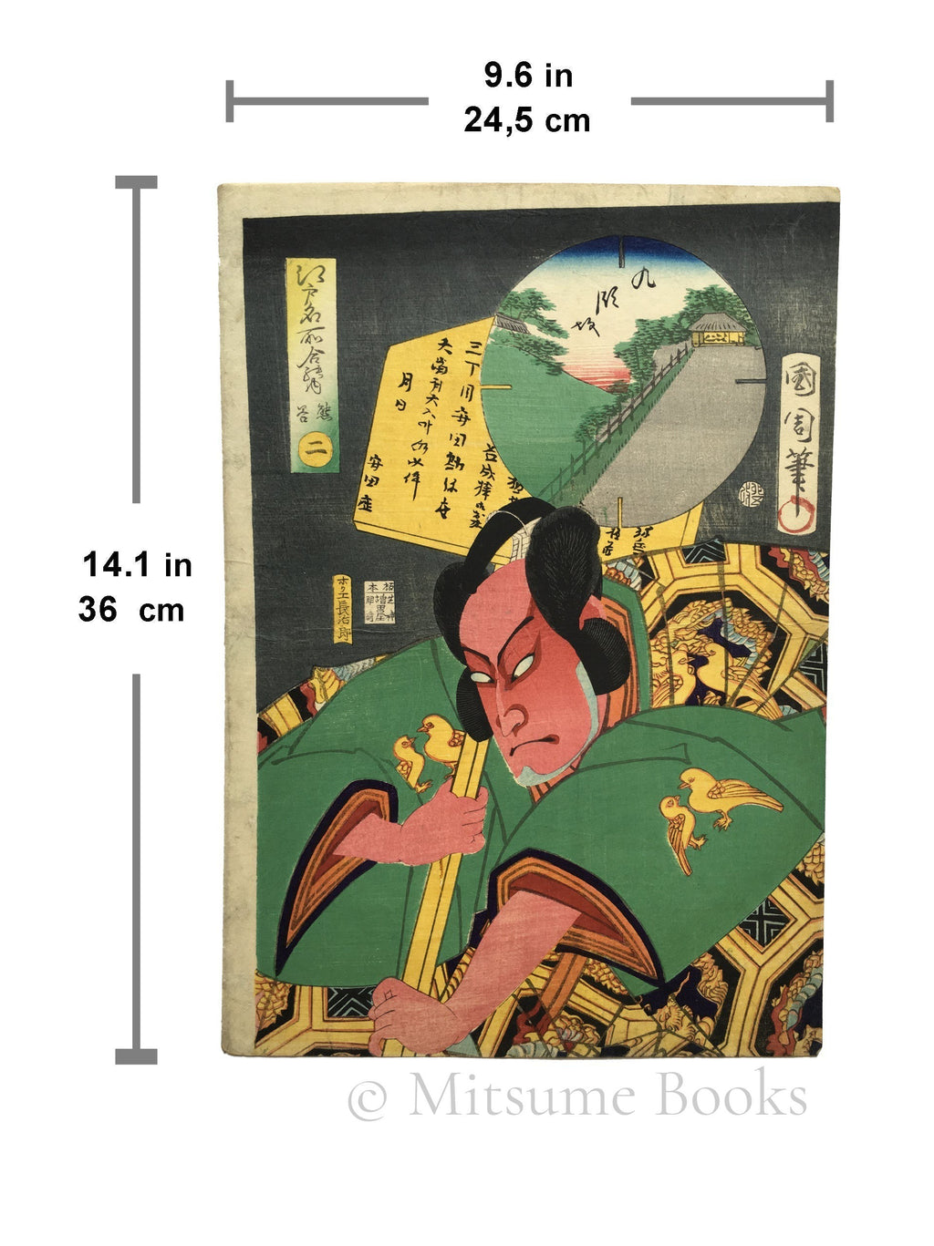 Kumagaya-Ni - Famous Places Of Edo Series (Kunichika 1867) Woodblock Print