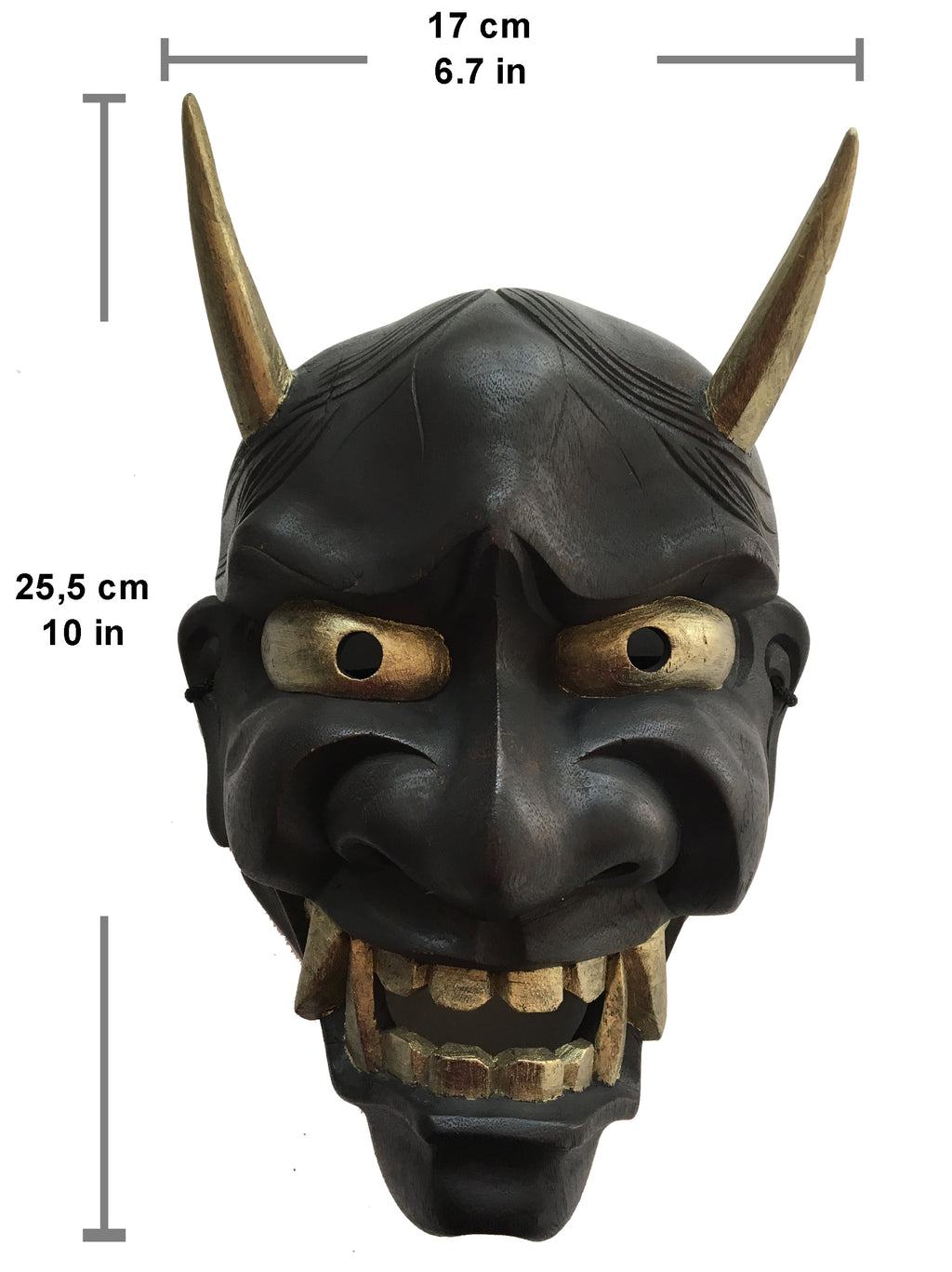 Aya Black Decadence with Amulet / Japanese Mask