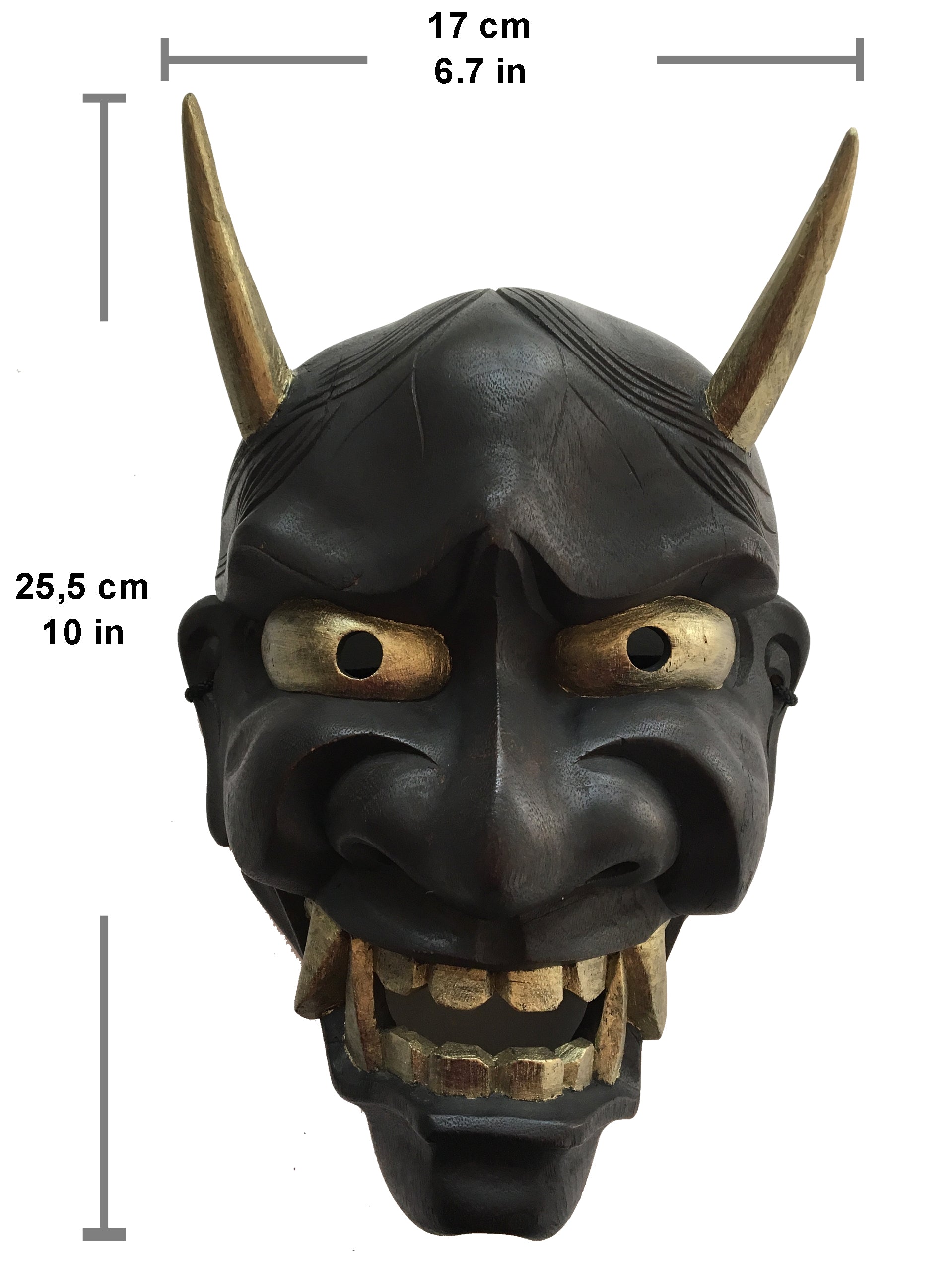 Aya Black Decadence with Amulet / Japanese Mask