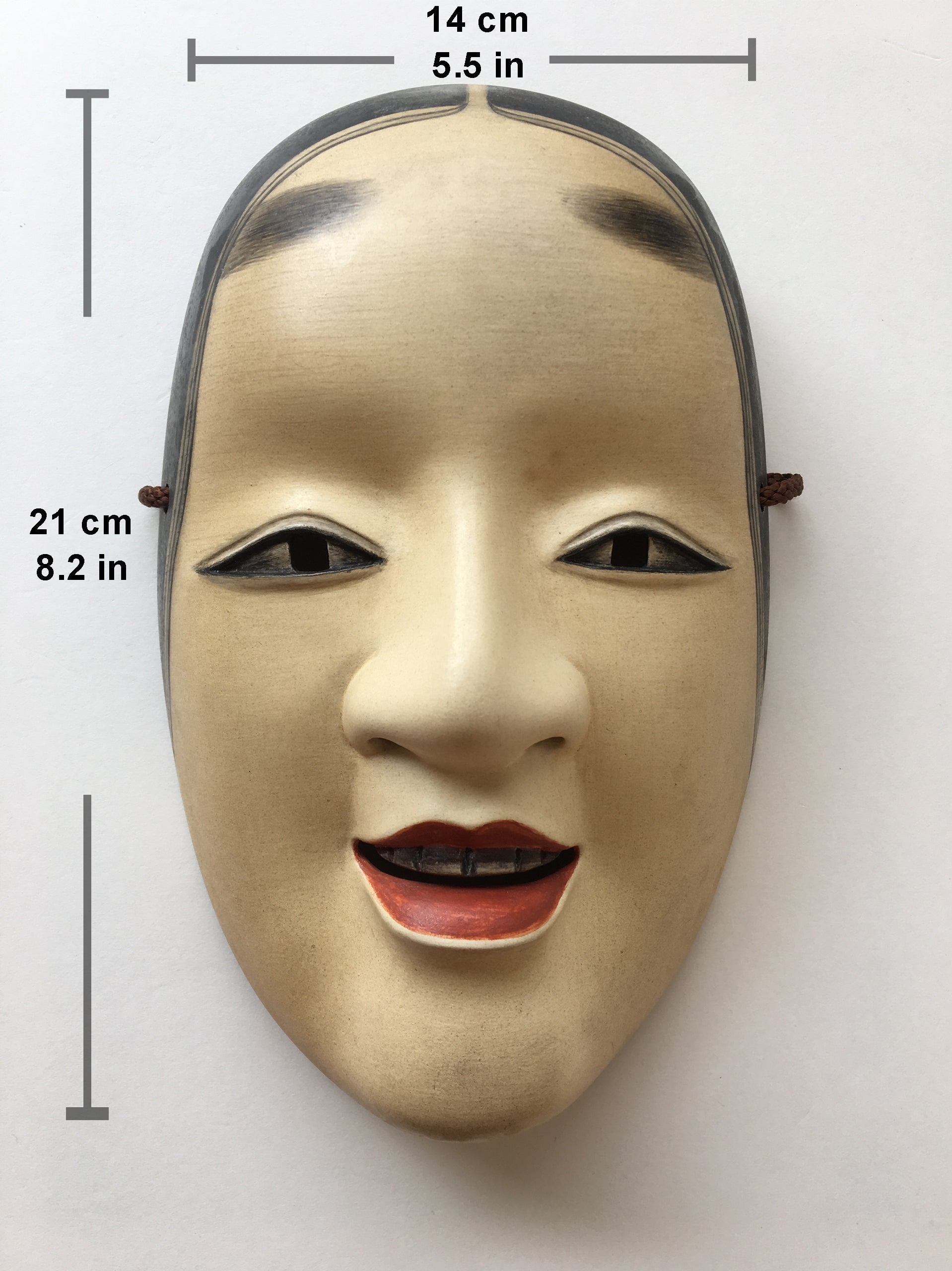 MAGOJIRO Ancient Nohmen carved in Oak wood.