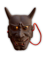 HANNYA by “Arakou”. (Carved in wood, with Pawlonia Box, Silk Bag and Handwritten Certificated).