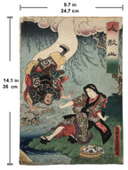 Kume no Sennin, from the series Picture of Dolls (Ningyô no zu), (Kunisada, 1856)