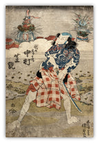 Arashi Kanjûrô I as Mikawaya Giheiji  (Kunisada, 1831)